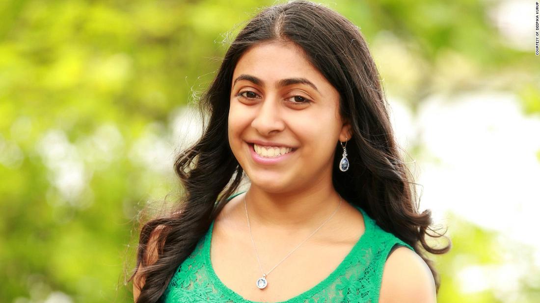 Deepika Kurup: Star student on a mission to clean up the world's water