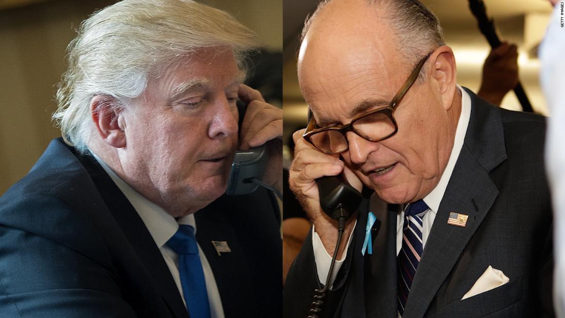 Trump and Giuliani calls spark spying fears