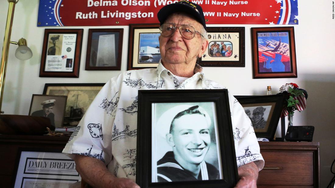 One of the last survivors of the USS Arizona was interred on the sunken warship